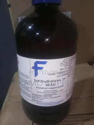 Tetrahydrofuran 2.5ltrs Analytical Reagent Grade Fisher U.K