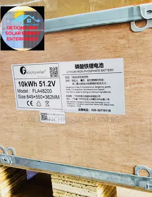 Original Felicity 10kwh 51.2v 200ah Fla Lithium Ion Battery Available
