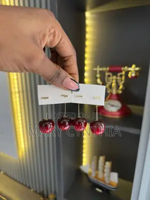Red Drop Cherry Earing