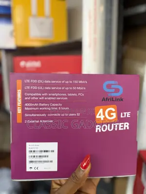 Afrilink Cat6 4g Lte Super Fast Universal Router