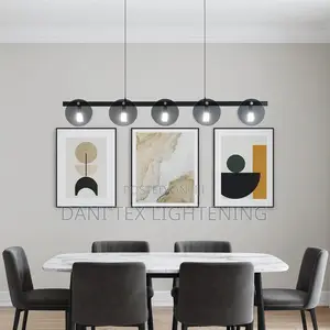 Nordic Glass Pendant Light for Hotel Hall Bar Kitchen Island Chandelie