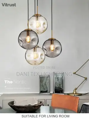 Nordic Glass Pendant Lights Simple Glass Ball Hanging Lamp Bar Restaur