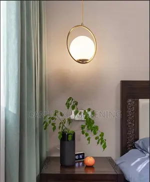 Nordic Glass Pendant Lights Simple Glass Ball Hanging Lamp Bar Res