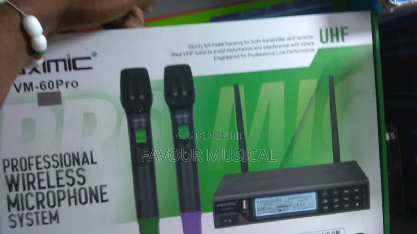 Voximic Vm-60pro Professional Wireless Microphone System.