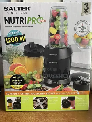 Salter Nutri-Bullet 1200w Smoothie Blender|Ice Crusher