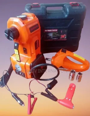 Automatic Mobile Electric Car Jack 5 Ton - Impact Wrench- Tyre Pump