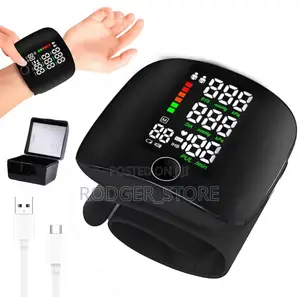 Rechargeable Wrist Blood Pressure Monitor Medical English Voice
