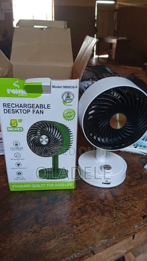 Rechargeable Desktop Fan