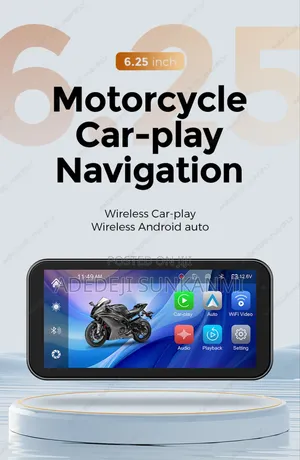 6.25" Motorbike Gps Navigation Carplay