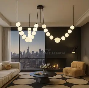 All Copper Magic Bean Luxury Nordic Necklace Chandelier