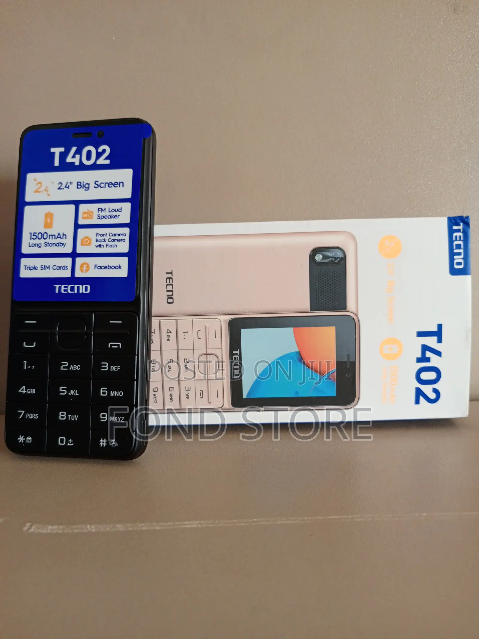 New Tecno T402 Black