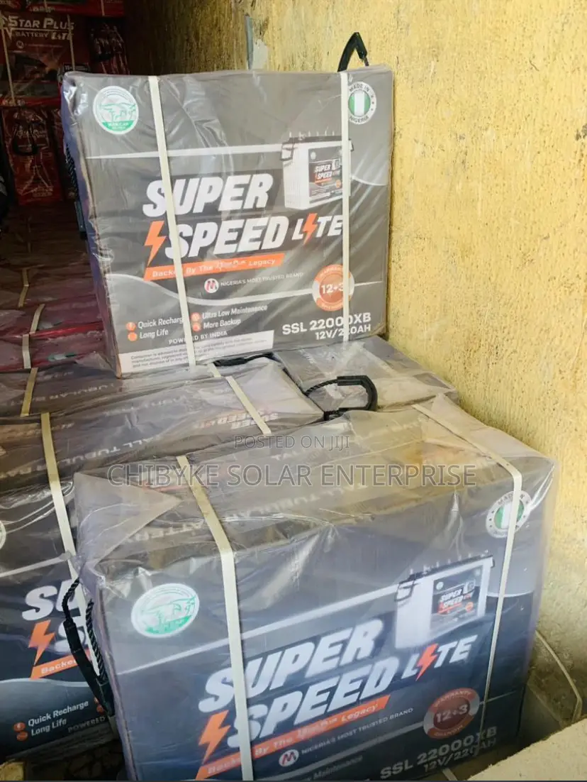 220ah Super Speed Lite Tubular Battery