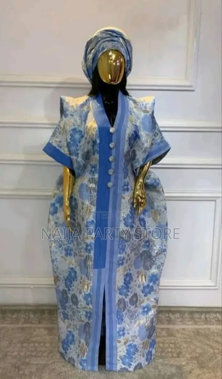 Damask Bubu Gown