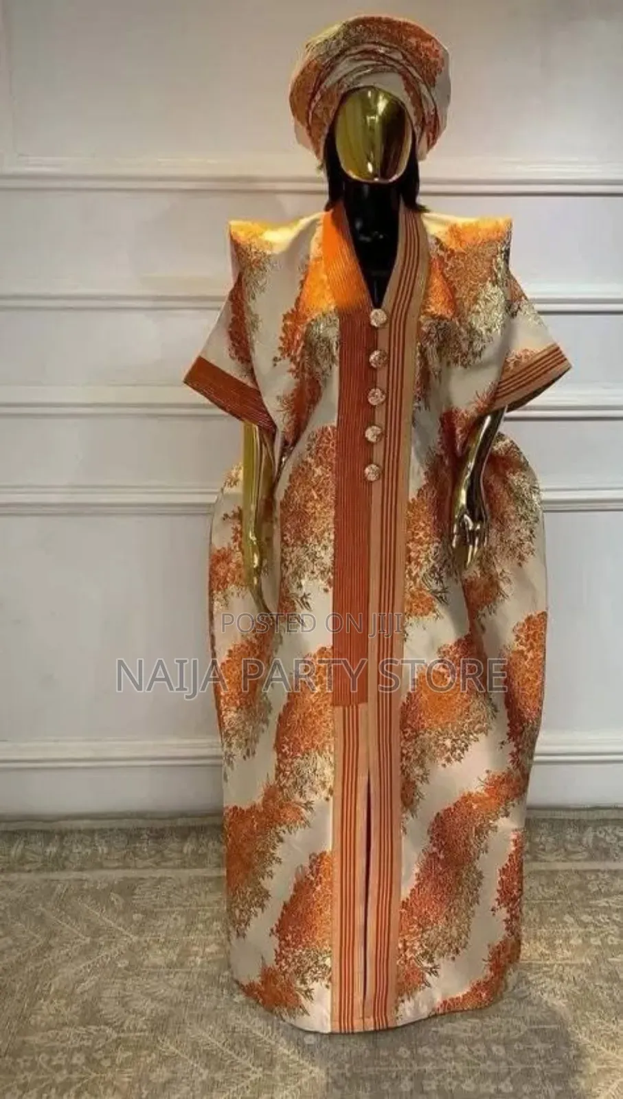 Damask Bubu Gown