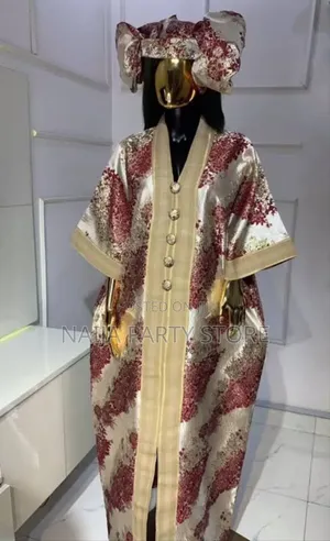 Damask Bubu Gown