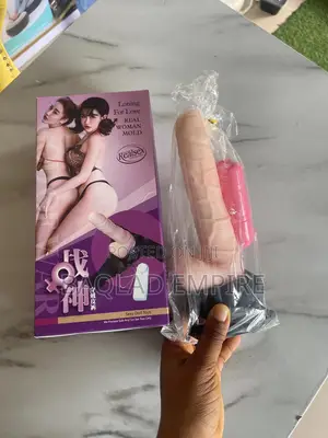 Battery Powered Hollow Strap Vibrating Dildo Adult Sex Toy