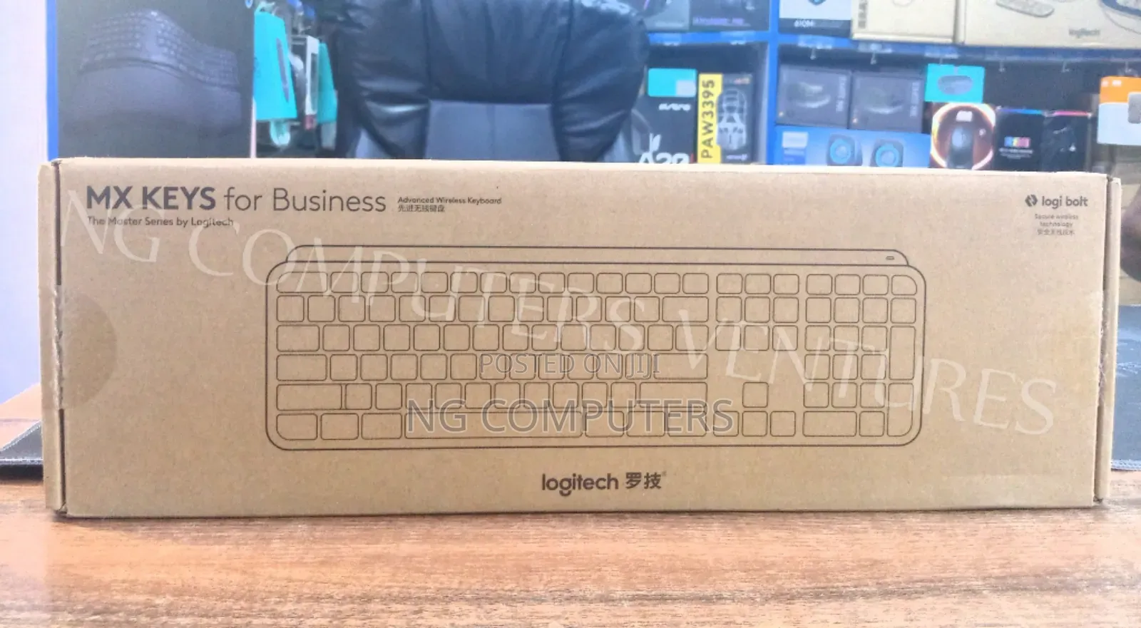 Logitech Mx Keys Advanced Wireless Illuminated Keyboard for Business