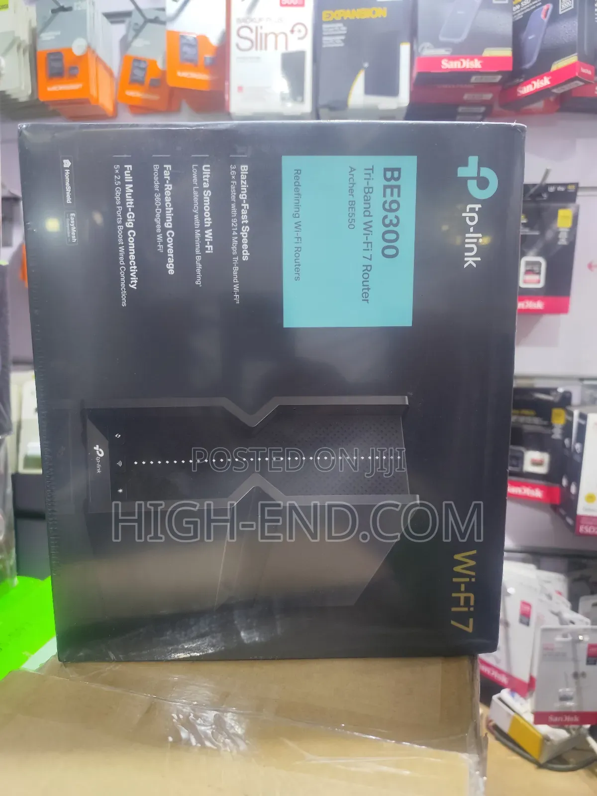 Tp-Link Tri-Band Be9300 Wifi 7 Router (Archer Be550)