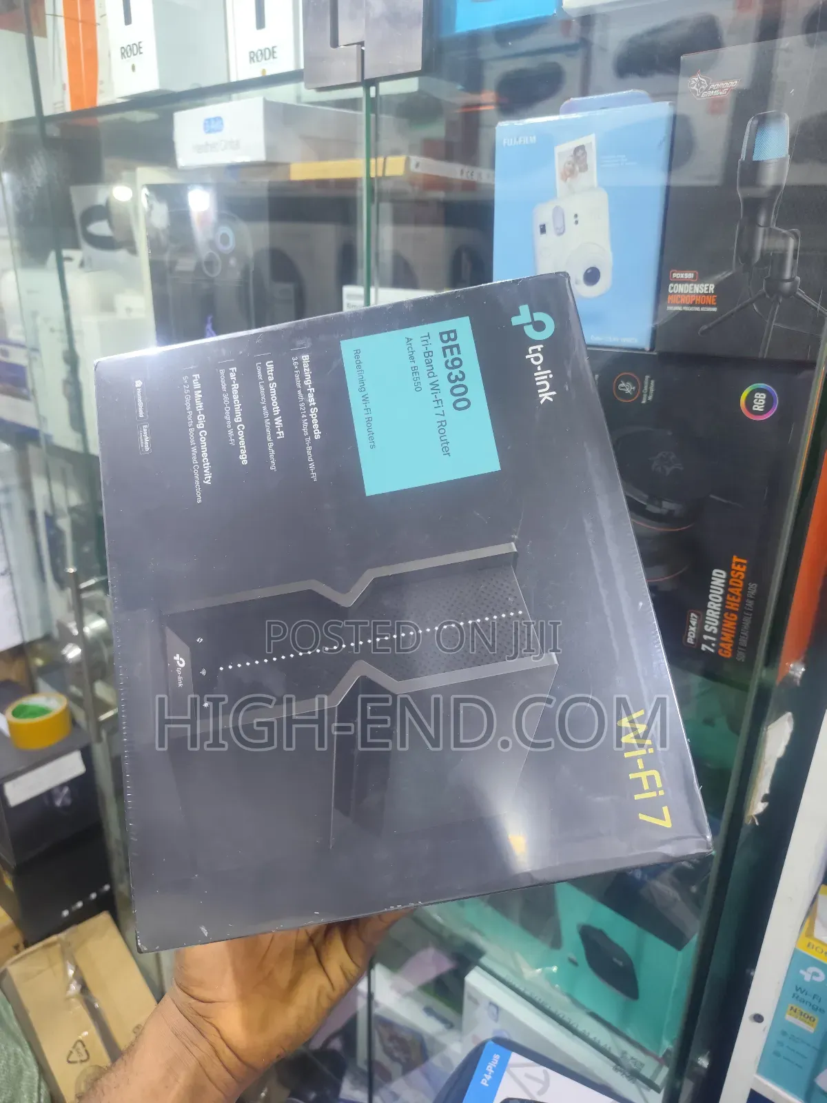 Tp-Link Tri-Band Be9300 Wifi 7 Router (Archer Be550)