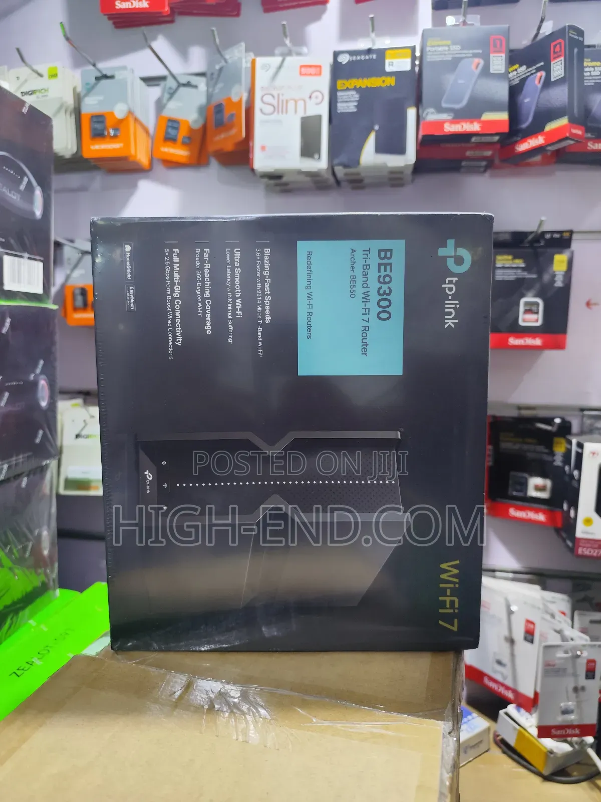 Tp-Link Tri-Band Be9300 Wifi 7 Router (Archer Be550)