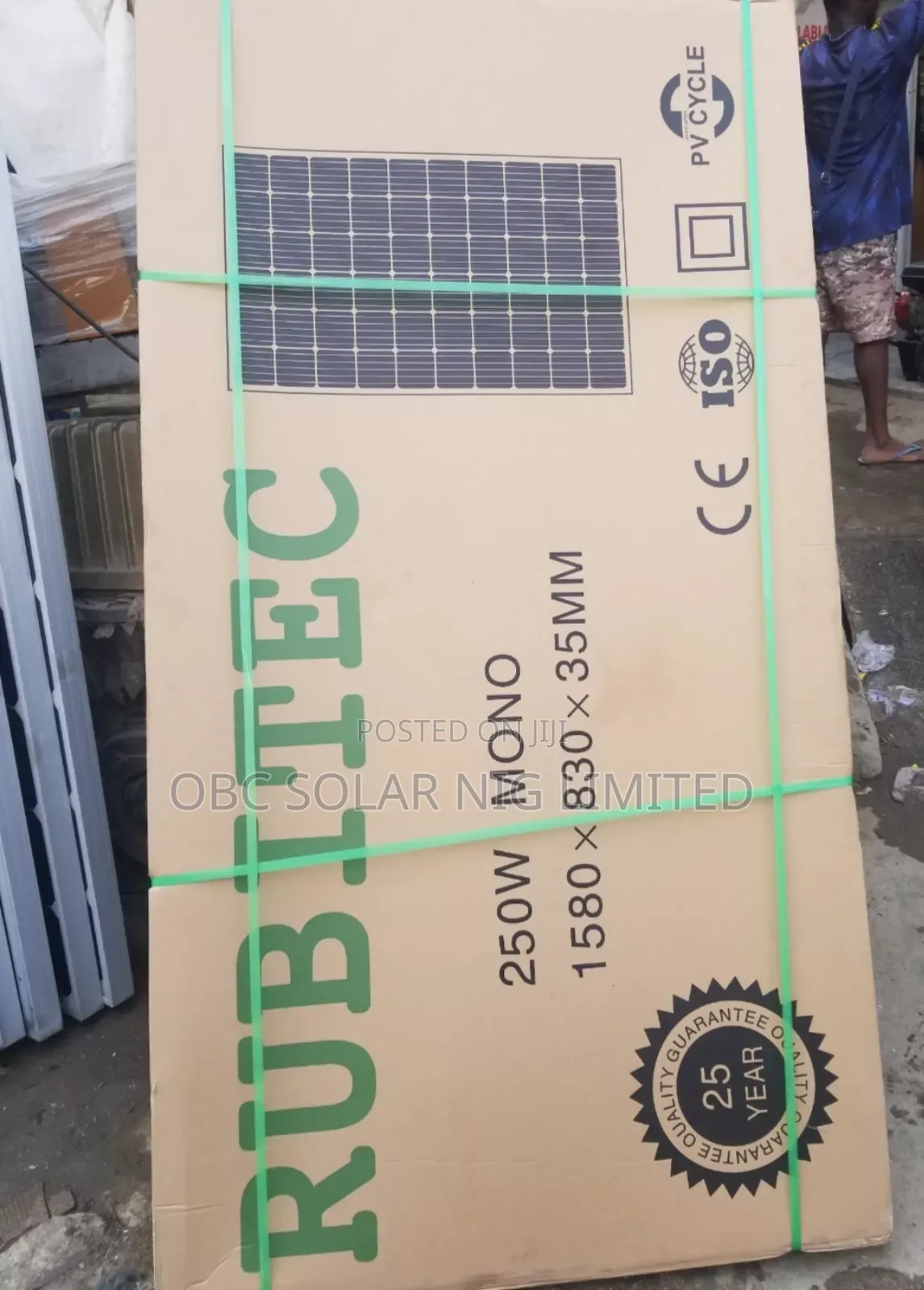 Rubitec Solar Panel 250watts Mono