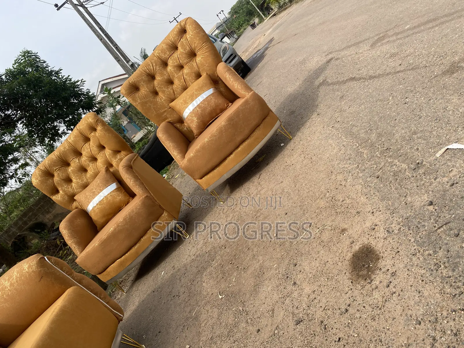 Sensation New Settee With Quality Fabric