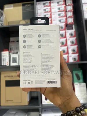Havit Tw910 Mini Design Bluetooth Earbuds | Goddafi Stores