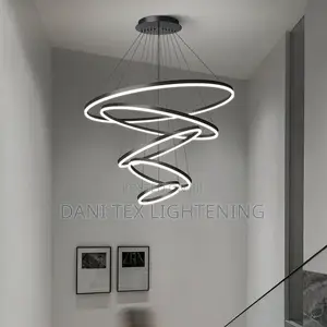 Modern Black Ceiling Chandeliers for Living Room Hall Ceiling Light