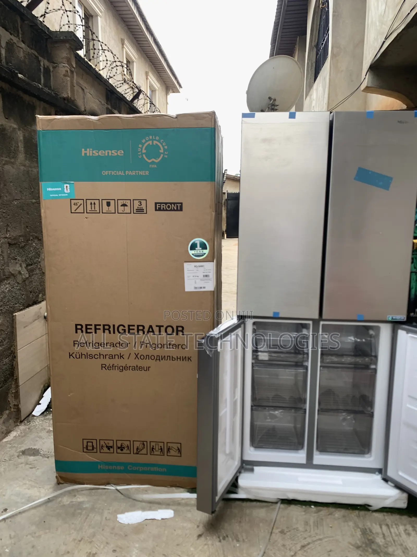 Efficient Hisense Rq-54wc Four-Door Cooling Unit
