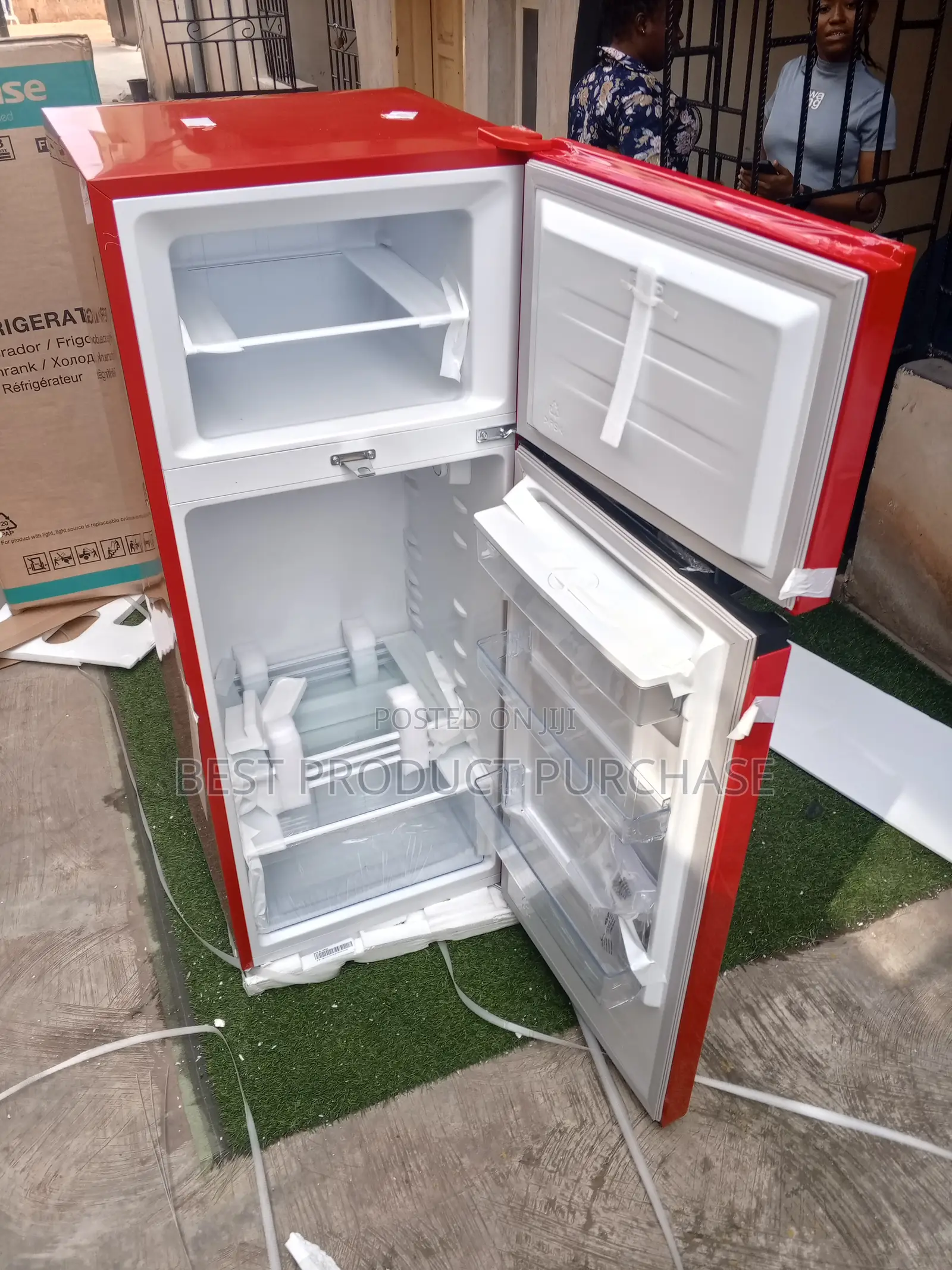 Hisense Ruby Red 204l Fridge Ref-205drb + Water Dispenser (New)