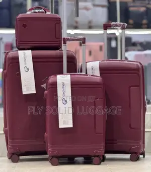 Set Of 4 Goodpatner Rubber Luggage Cases