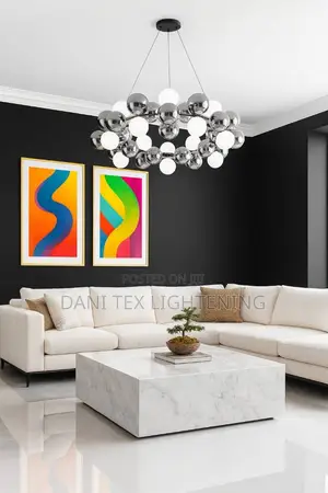 Modern Black Ceiling Chandeliers for Living Room Hall Ceiling Light