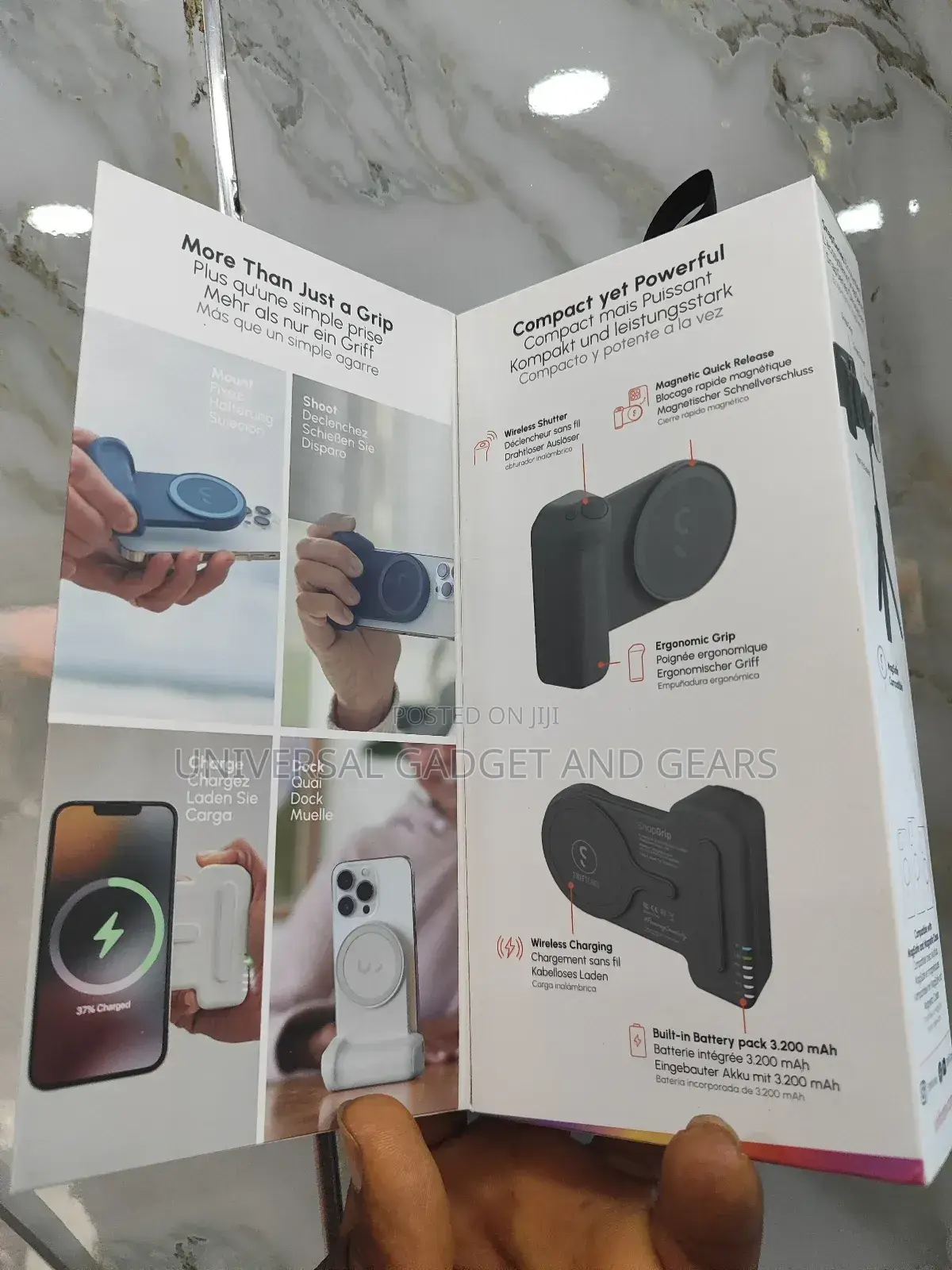 Shiftcam Snapgrip - Mobile Battery Grip With Wireless Shutter