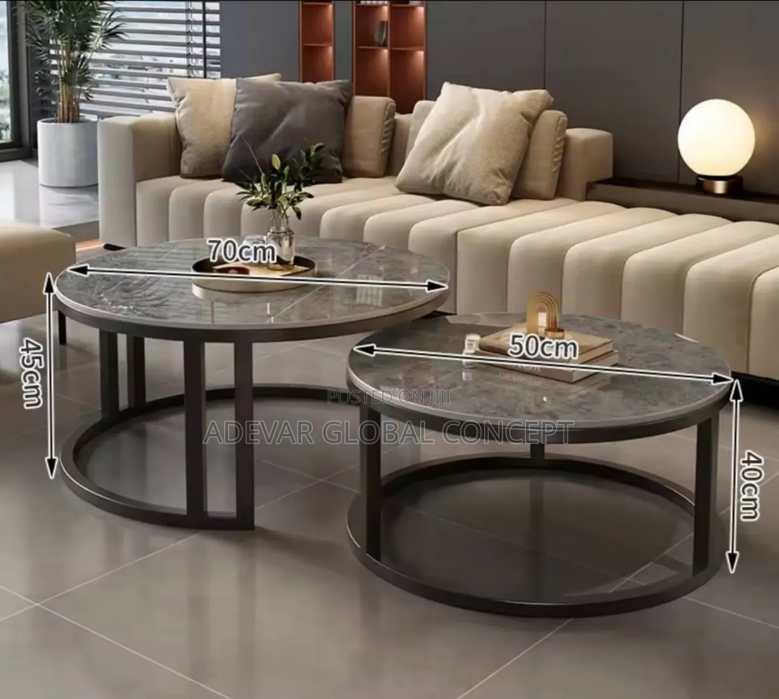 2pcs Set Nordic Center Table