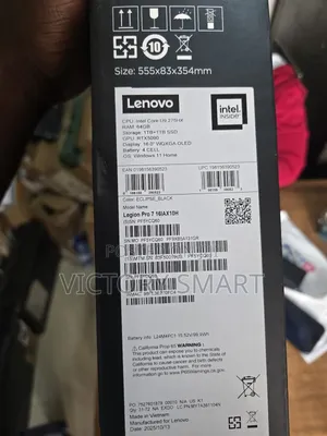New Laptop Lenovo Legion 7 64GB Intel Core Ultra 9 SSD 2T