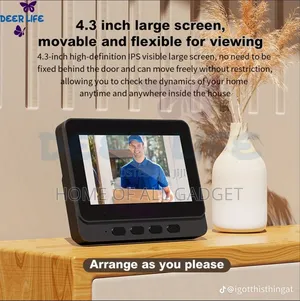 X8 Non-Wifi Video Doorbell With a Monitor.
