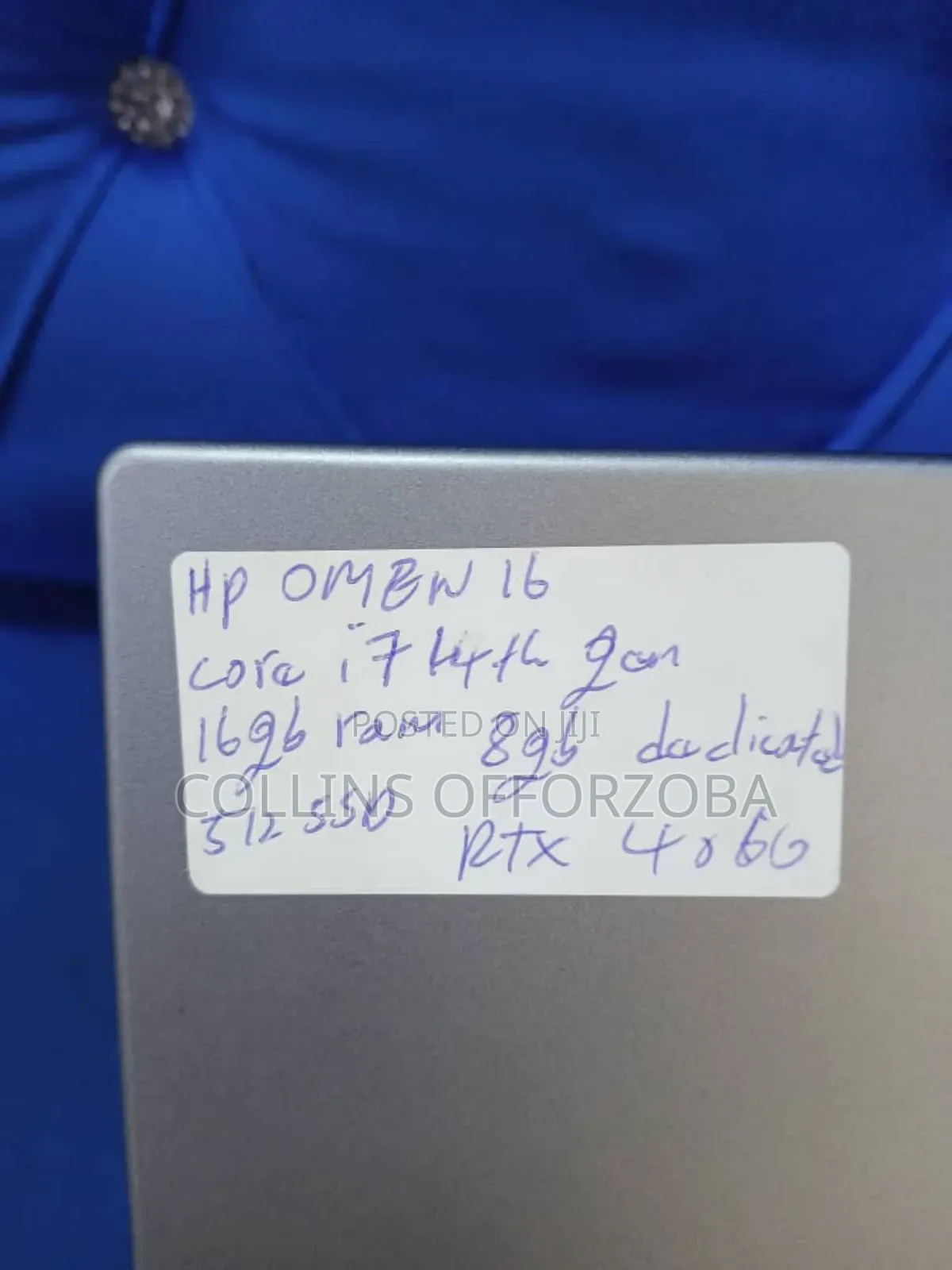 Laptop HP Omen 16 16GB Intel Core I7 SSD 512GB