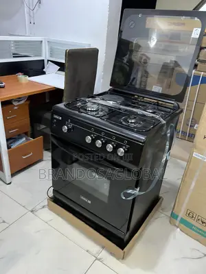 Scanfrostck6302b Classic 3gas Cooker+1electric–Premium Hotplate Backup