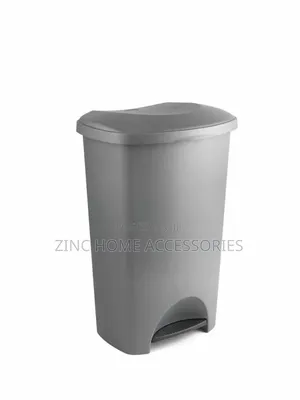 50l Addis Pedal Bin Grey