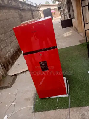 New Hisense Ref-205drb 204l Double Door Fridge (Stunning Red)