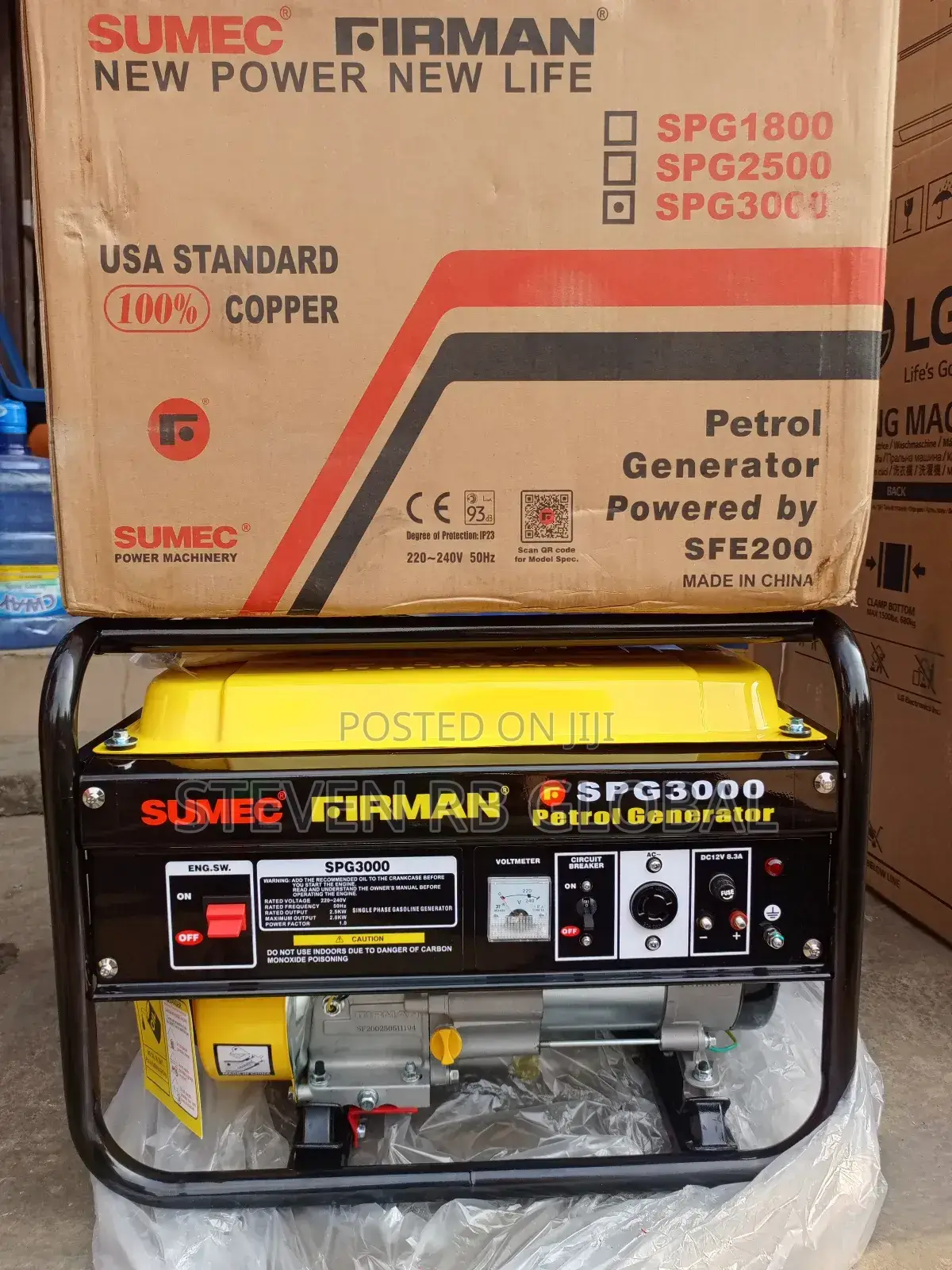 Sumec Firman Spg3000 | 2.5kva Manual Generator (Original)