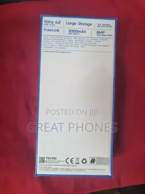 New Tecno Pop 10C 64 GB Black