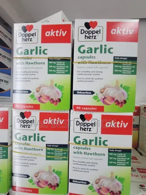 Doppelherz Aktiv Garlic Capsules With Hawthorn