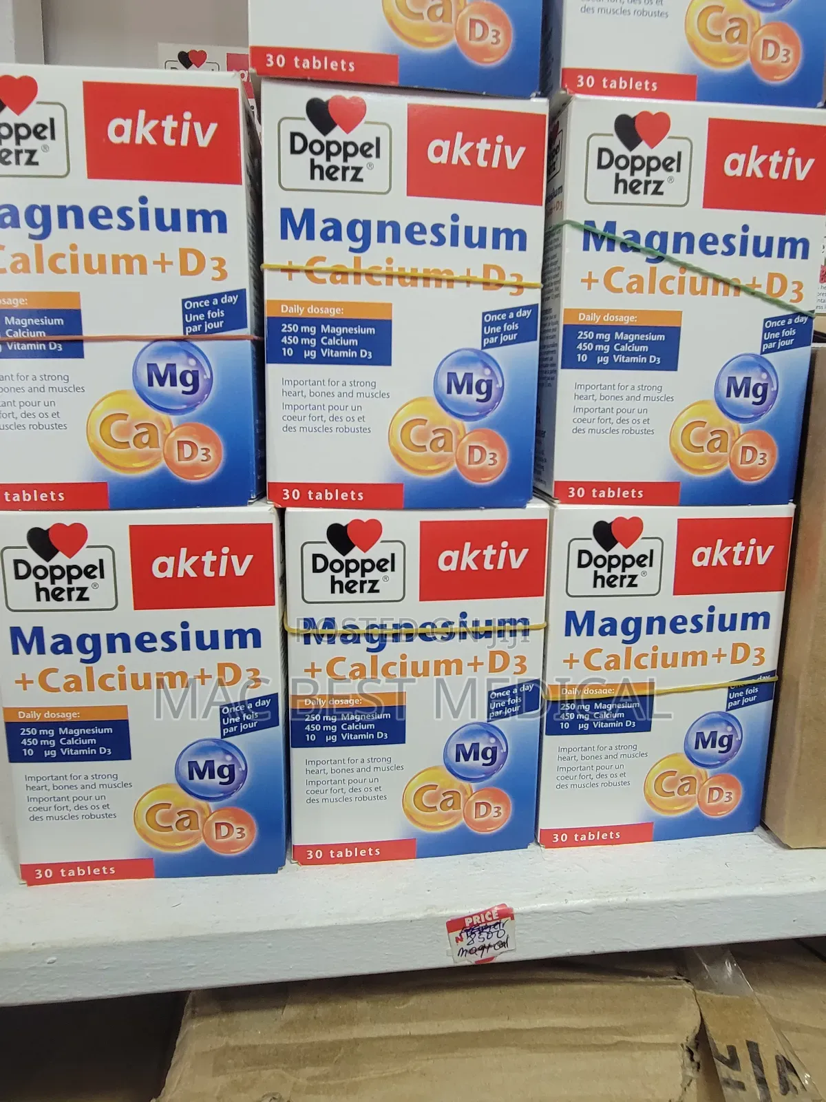 Doppelherz Aktiv Magnesium + Calcium + D3 D