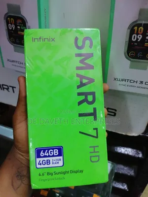 New Infinix Smart 7 HD 64 GB Black