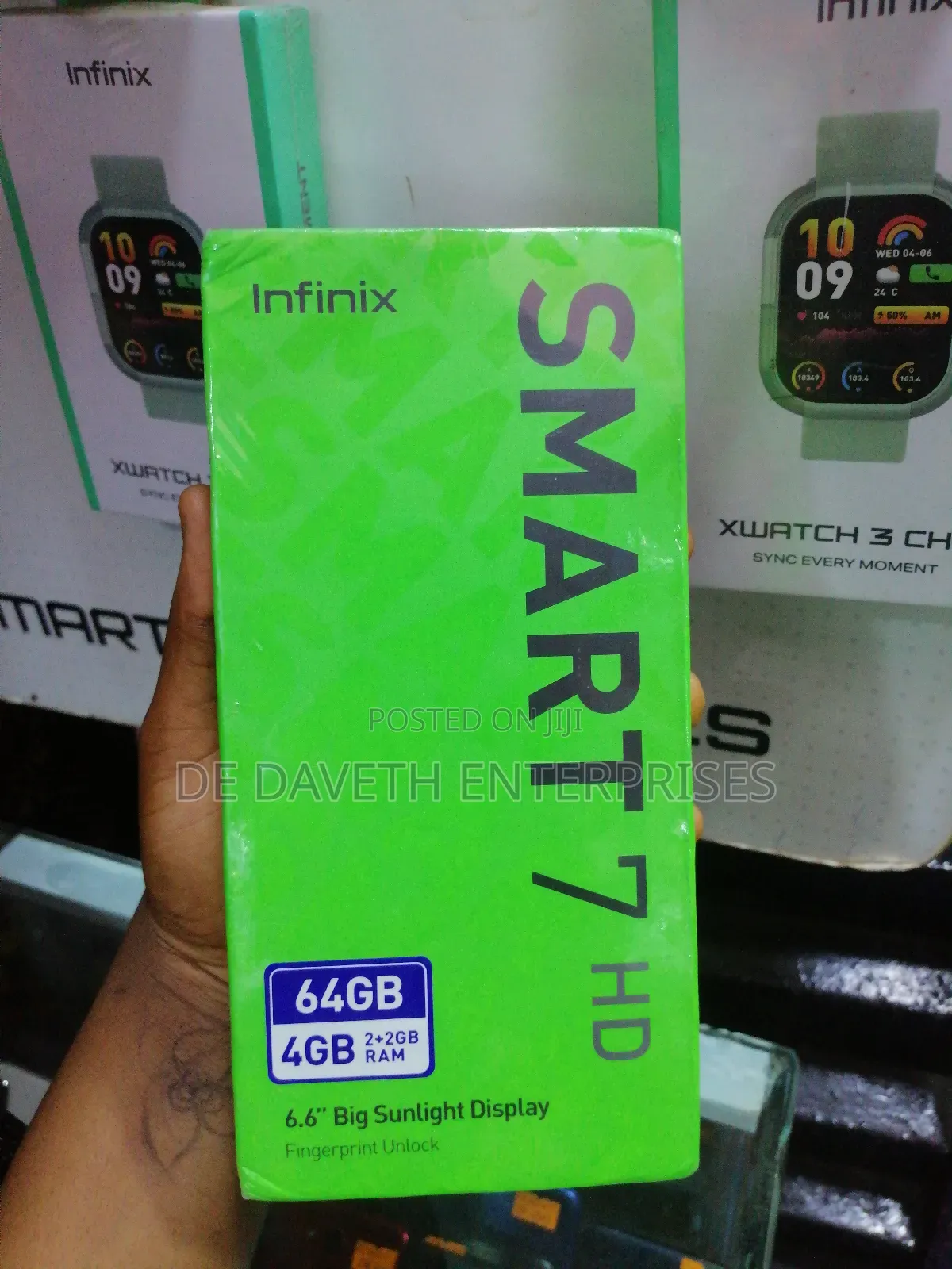 New Infinix Smart 7 HD 64 GB Black