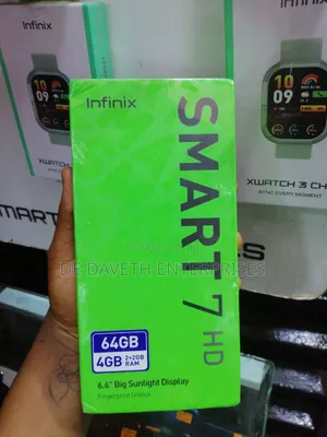 New Infinix Smart 7 HD 64 GB Black