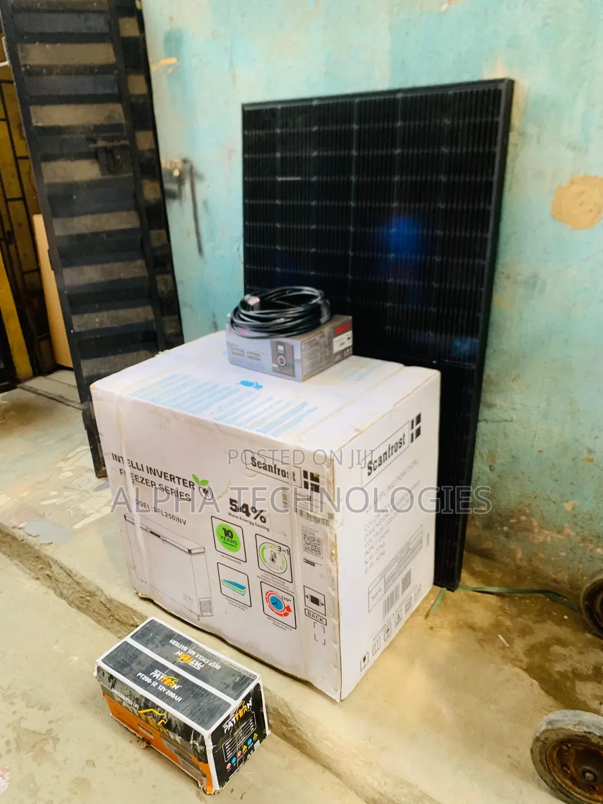 Inverter Freezer and Solar System, Complete Setup