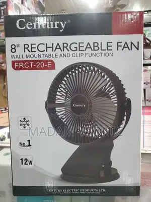 Century 8" Rechargeable Desk Fan