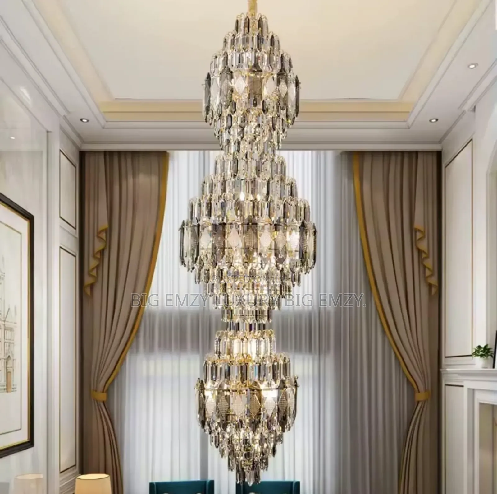800mm Led Modern Step Chandelier Lights.